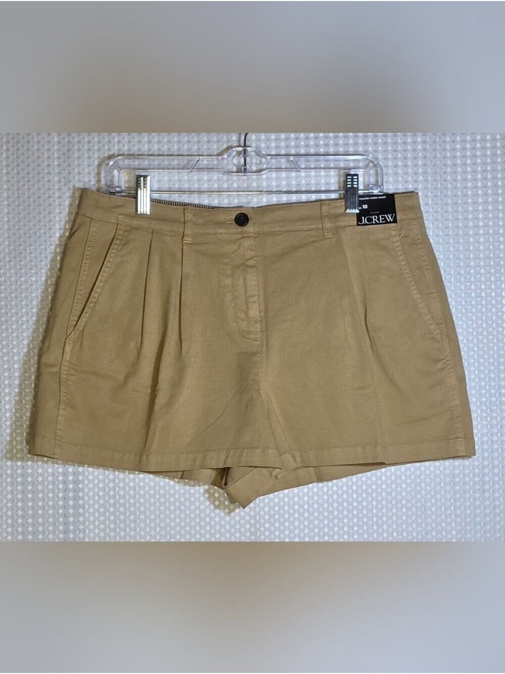 J. Crew Pleated Heritage Chino Shorts Khaki Tan 3" Inseam Classic Americana - Picture 14 of 14
